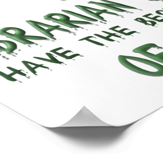 Bibliothèque Zombies - Poster (Coin)