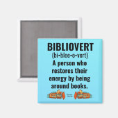 Bibliovert Book Addict Magnet (Recto/Verso)