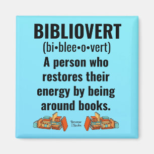 Bibliovert Book Addict Magnet Magneet