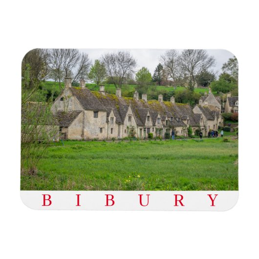 Bibury Arlington Row fridge magnet Magneet (Horizontaal)