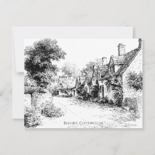 Bibury Village, Cotswolds, Verenigd Koninkrijk Briefkaart