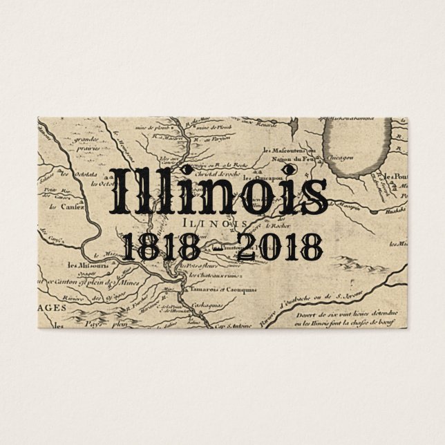 Bicentenaire historique de l'Illinois (Devant)