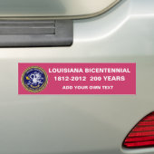 Bicentennial Louisiana Mardi Gras Partij Bumpersticker (Op auto)