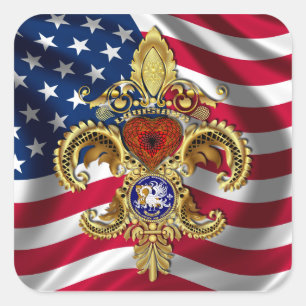 Bicentennial Sticker SQ meer dan 50 kleuren Uitzic