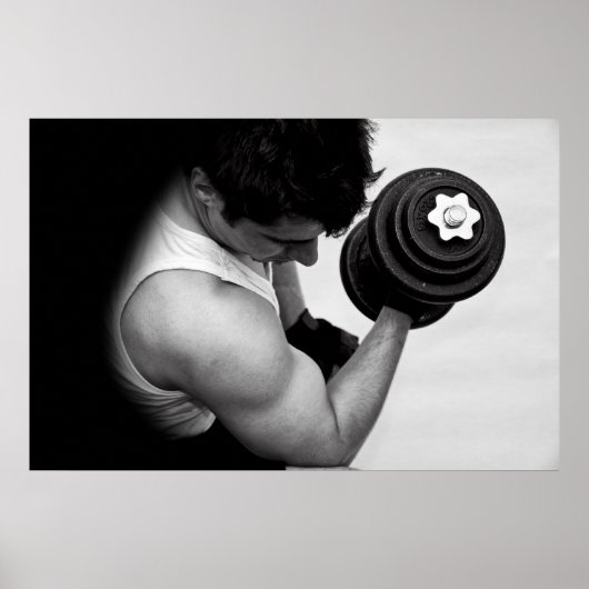 BICEP CURL POSTER (Voorkant)