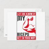 biceps briefkaart (Voorkant / Achterkant)