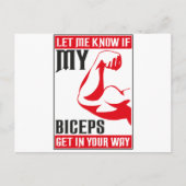 biceps briefkaart (Voorkant)