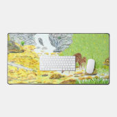 Biche et faon (Clavier et souris)