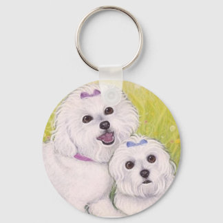 Bichon Babies sleutelring Sleutelhanger