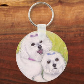 Bichon Bichon Bébés porte-clés (Recto)