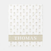 Bichon Bolognese Havanese Maltese Katoen Havapoo Fleece Deken (Voorkant)