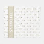 Bichon Bolognese Havanese Maltese Katoen Havapoo Fleece Deken (Voorkant (Horizontaal))