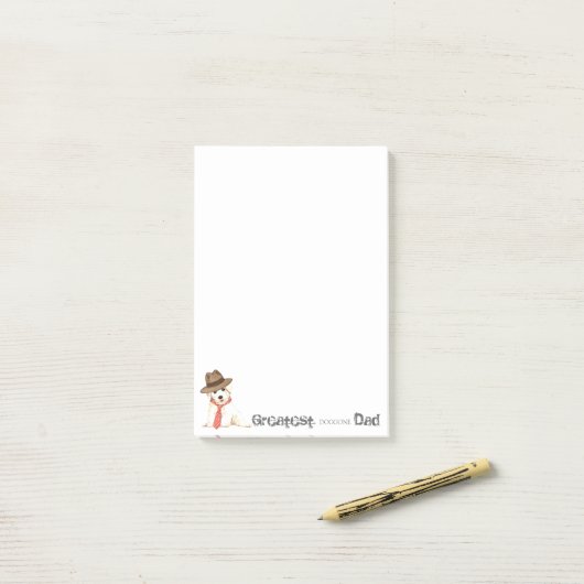 Bichon Dad Post-it® Notes (Op bureau)