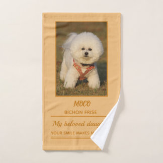 Bichon Frise ハンドタオル  Handdoek