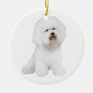 Bichon Frise (A) Keramisch Ornament
