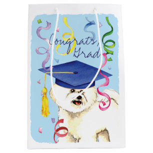Bichon Frise Afstuderen Medium Cadeauzakje