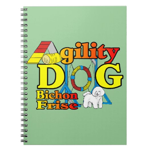 Bichon Frise Agility Notitieboek (Voorkant)