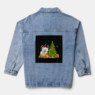 Bichon Frise Amoureux des chiens de Noël Xmas Père