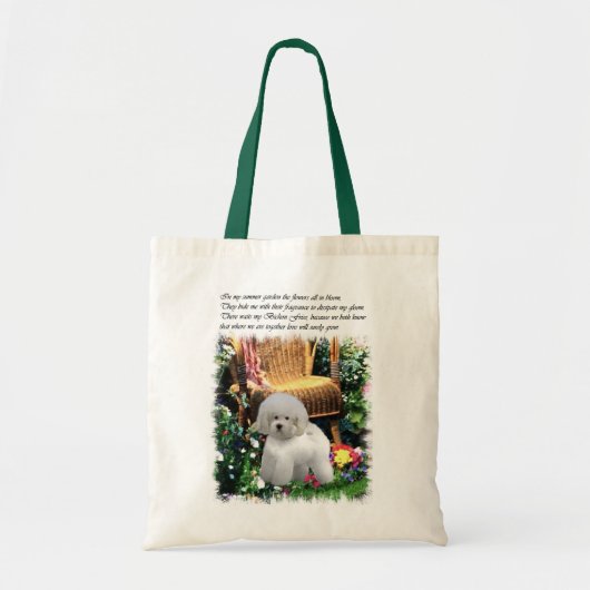 Bichon Frise Art Gifts Tote Bag (Voorkant)