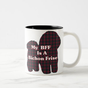 Bichon Frise BFF-Mok Tweekleurige Koffiemok