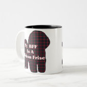 Bichon Frise BFF Mug (Devant gauche)