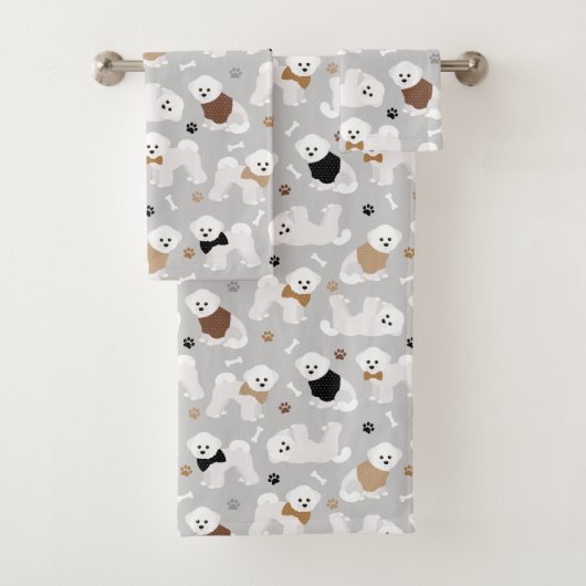 Bichon Frise Bones and Paws Grey (En situation)