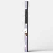 Bichon Frise Bones and Paws Purple Case-Mate iPhone Case (Achterkant / Links)