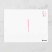 Bichon Frise Chien Chien Noir Carte de poste de vo (Dos)