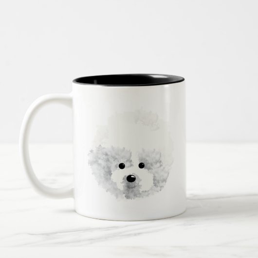 Bichon Frise chien Coffee Mug (Gauche)