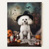 Bichon Frise Citrouilles Halloween effrayant (Dos)