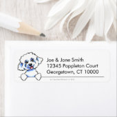 Bichon Frise Clean & Simple Etiket (Insitu)