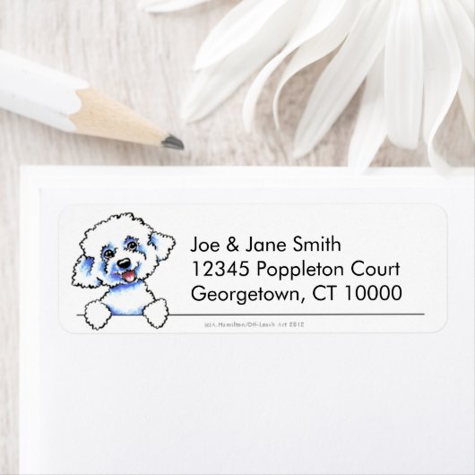 Bichon Frise Clean & Simple Etiket (Insitu)