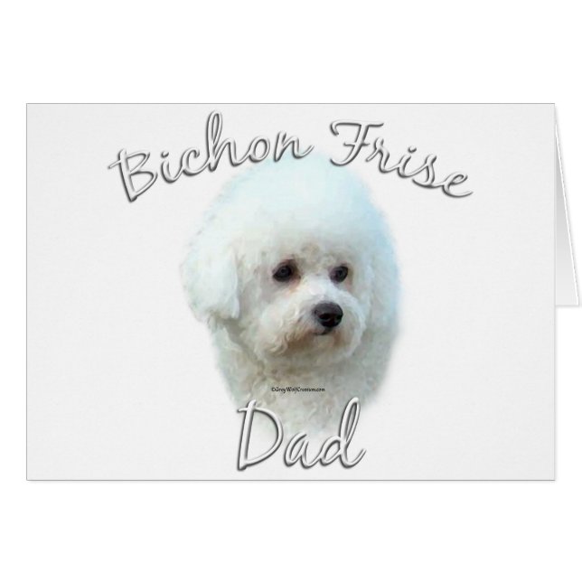 Bichon Frise Dad 2 (Voorkant Horizontaal)