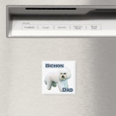 Bichon Frise Dad 4 - Magneet (Insitu (Vaatwasser))