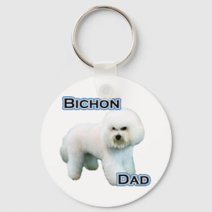 Bichon Frise Dad 4 - Sleutelhanger