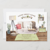 Bichon Frise Dog Bewegende Aankondiging (Voorkant)