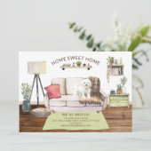 Bichon Frise Dog Bewegende Aankondiging (Staand voorkant)