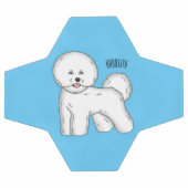 Bichon frise dog dessin animé (Plat)
