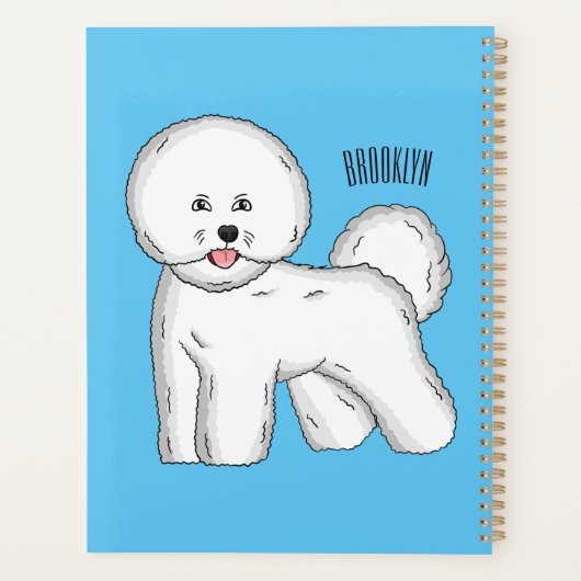 Bichon frise dog dessin animé (Dos)