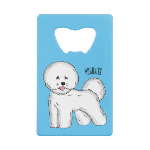 Bichon frise dog dessin animé