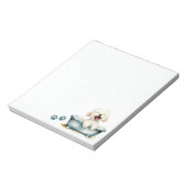 Bichon Frise Dog Notitieblok (Gedraaid)