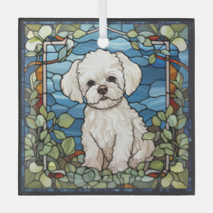 Bichon Frise Dog Ornement de Noël