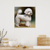 Bichon Frise Dog Poster (Keuken)