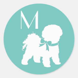 Bichon Frise Dog Puppy Ronde Sticker
