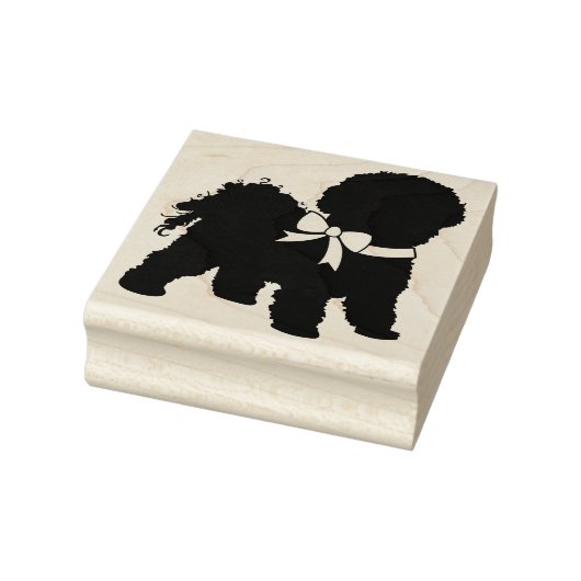 Bichon Frise Dog Puppy Rubberstempel (Stempel)
