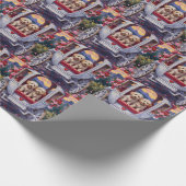 Bichon Frise Dog Valentine's Day Cadeaupapier (Hoek)