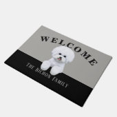  Bichon Frise Doormat Deurmat (Schuin)