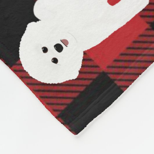 Bichon Frise Fleece Blanket (Hoek)