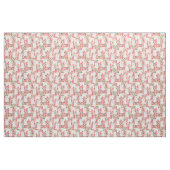 Bichon Frise floraals roze Stof (Fat Quarter)