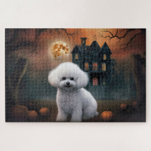 Bichon Frise Halloween Scary Legpuzzel